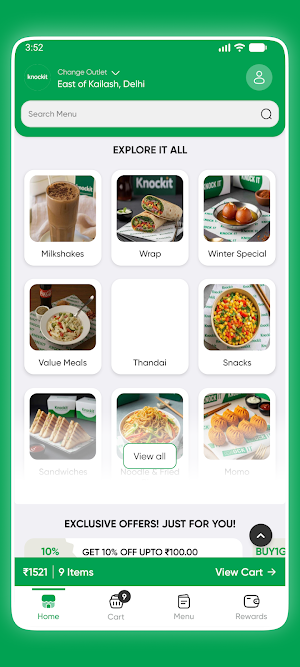 Knockit - Online Food Ordering Screenshot 2
