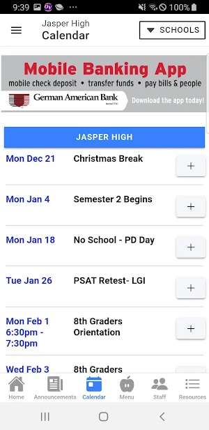 Greater Jasper Consolidated Schools - Indiana Screenshot 2