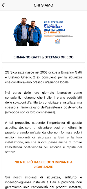 2G Sicurezza Puglia Screenshot 1