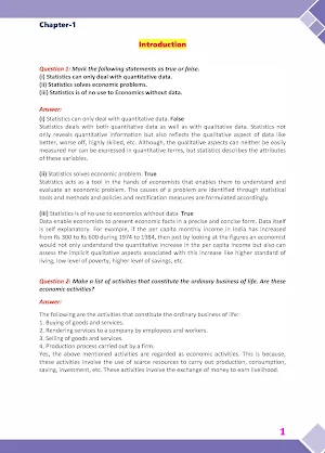 Class 11 Economics Solutions Statistics Screenshot 2