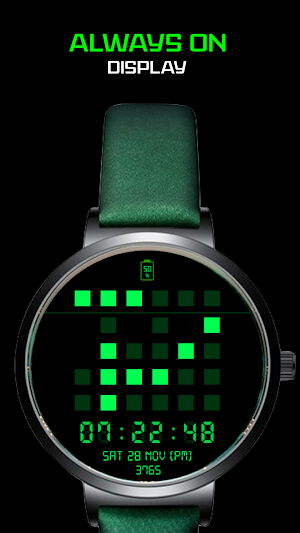 Binary Time Watch Face Screenshot 3
