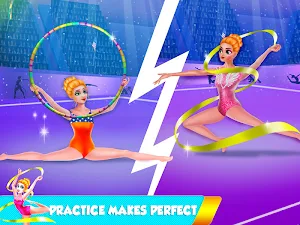 Gymnastics Star Girl Dress Up Screenshot 0