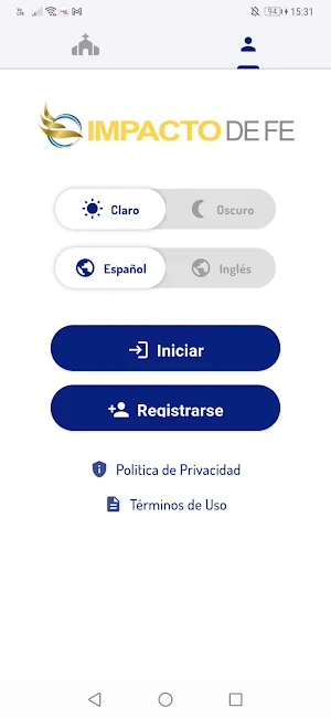 Agenda Impacto de Fe Screenshot 1