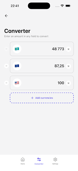Kazakhstan Exchange Rates Screenshot 3