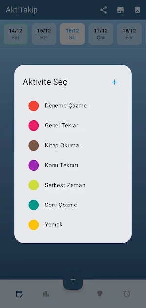 Aktivite Takip Screenshot 0