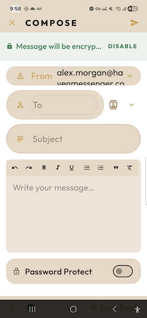 Haven Messenger Screenshot 2