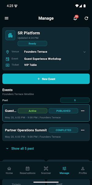 EVA Staff Application Screenshot 3