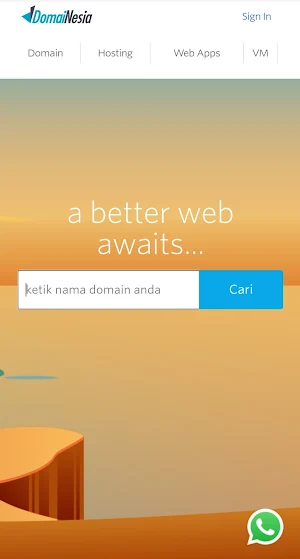 DomaiNesia - Domain & Hosting Screenshot 0