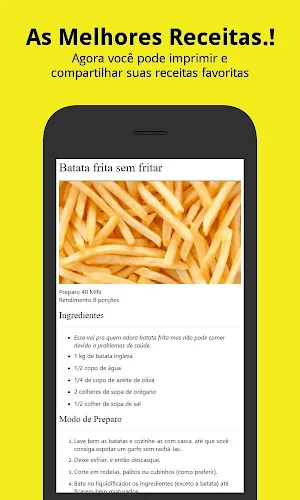 Receitas de Batatas Frita Screenshot 3