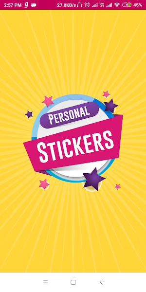 Personal Stickers Maker and Collection Screenshot 0