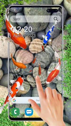 Fish Live Wallpaper 4D Touch Screenshot 1