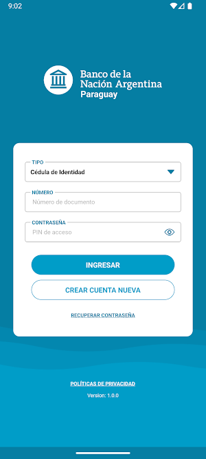 BNA Móvil Paraguay Screenshot 0