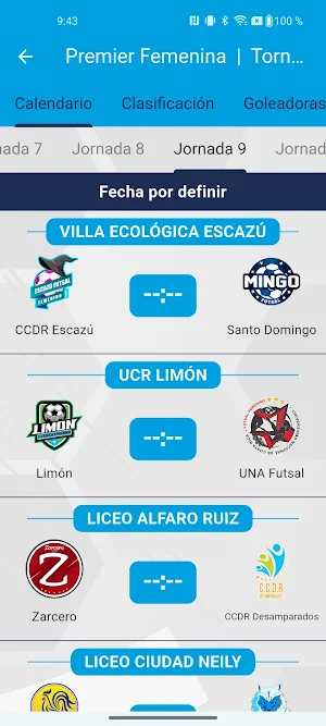 Liga Futsal de Costa Rica Screenshot 2