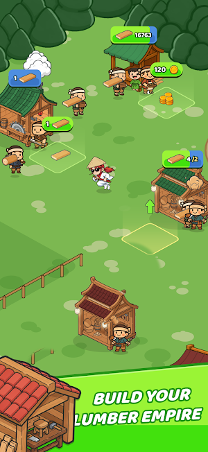Samurai Timber Co: Idle Tycoon Screenshot 2