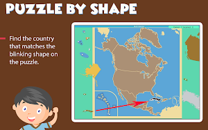 North America - Montessori Geography Screenshot 2
