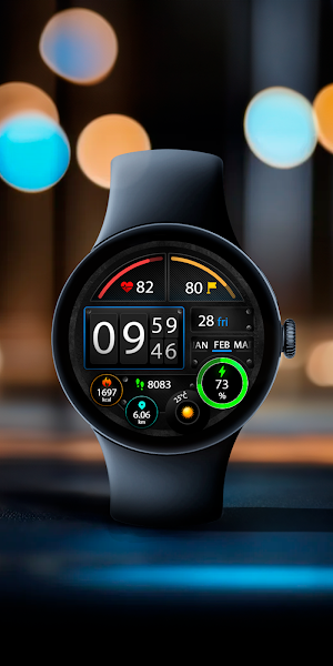 TechGauge Watch Face Screenshot 2