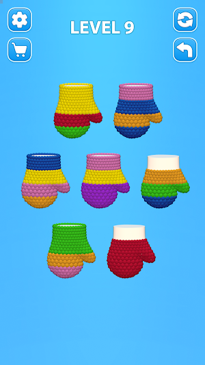Cozy Knitting: Sort Puzzle Screenshot 1
