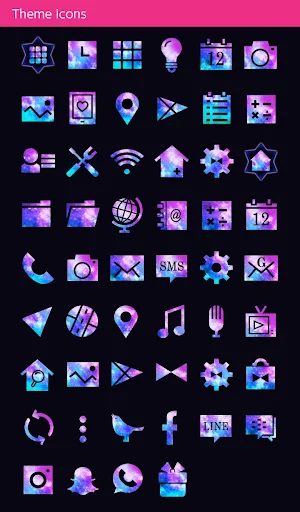 Tribal Galaxy Theme Screenshot 3