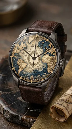 Vintage Ocean Compass Screenshot 2