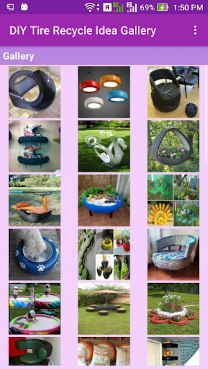 DIY Tire Recycle Idea Gallery Screenshot 1