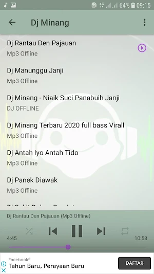 Dj Minang - Frans ft Fauzana Screenshot 3