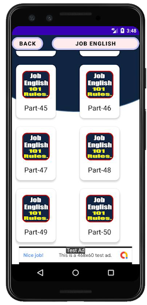 Job English. Most Important 101 Rules. Screenshot 2