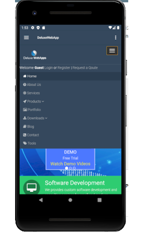 DeluxeWebApps (No.1 Web Develo Screenshot 1