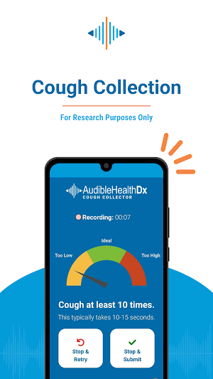 AudibleHealthDX CoughCollector Screenshot 2
