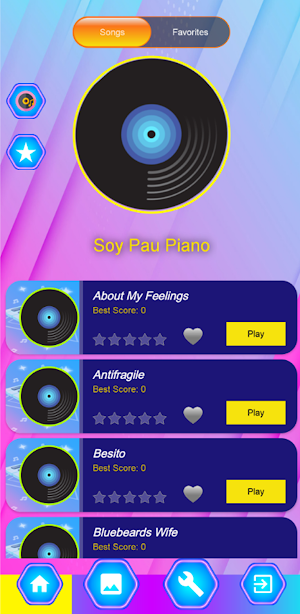 Soy Pau Piano Juego Tiles Screenshot 0