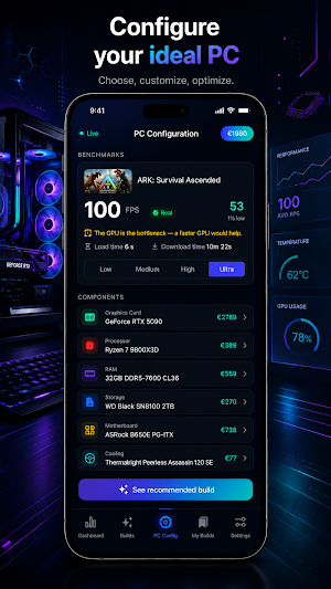 Fraym - PC Builder & Benchmark Screenshot 0