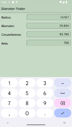 Diameter Finder - Circle Calc Screenshot 3