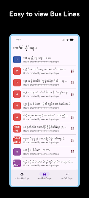 Yangon Bus Service Screenshot 2