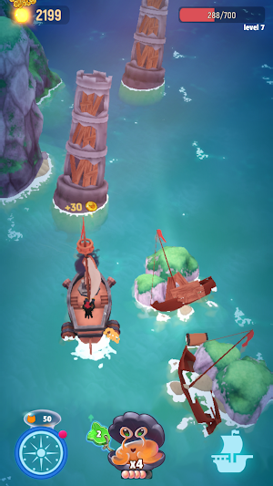 Meow Pirates: Idle Adventure Screenshot 1