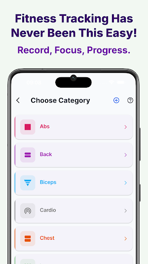 Workout Log - Fitness Tracker Screenshot 2