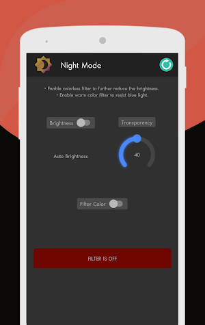 Warm Colorful Filters & Screen Dimmer - Night Mode Screenshot 0