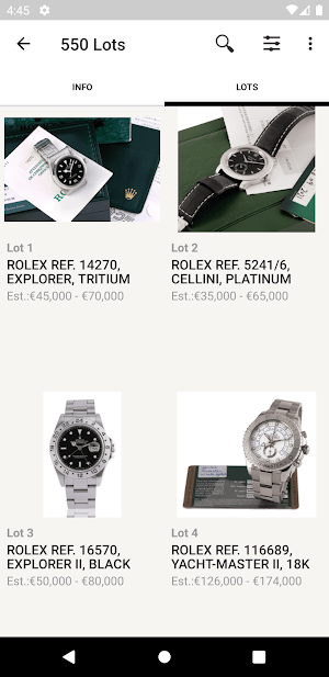 Antiquorum Auction Live Screenshot 2