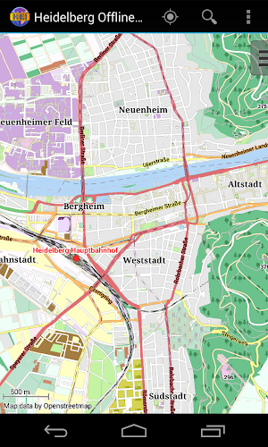 Heidelberg Offline City Map Screenshot 0