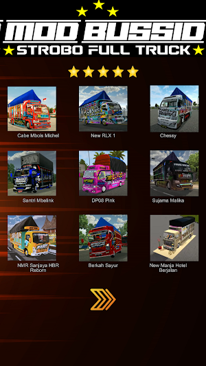 Mod Bussid Strobo Full Truck Screenshot 1