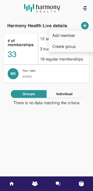 HarmonyHealth Screenshot 1