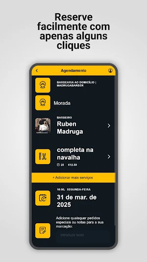 MB - Barbearia ao Domicílio Screenshot 2