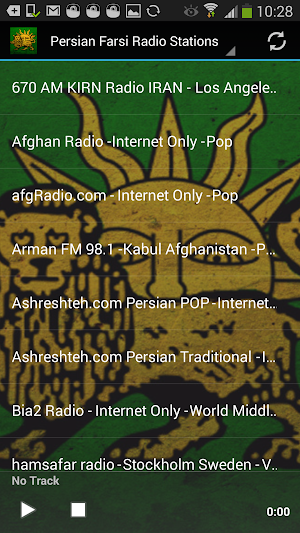 Persian Farsi Radio Stations Screenshot 0