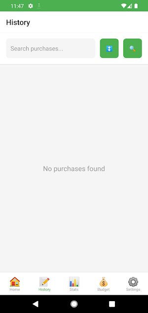 Grocery Tracker Screenshot 2