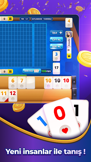 101 Okey Online HD Yüzbir Screenshot 2
