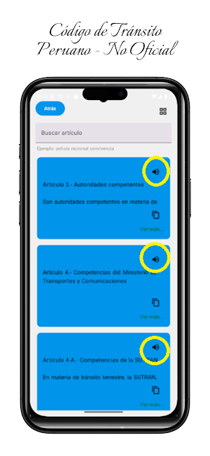 Código de Tránsito Peruano Screenshot 0