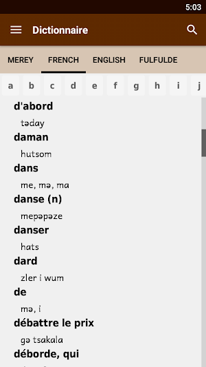 Merey Dictionary Screenshot 1