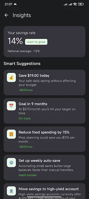 GoalMint: Savings Goal Tracker Screenshot 1