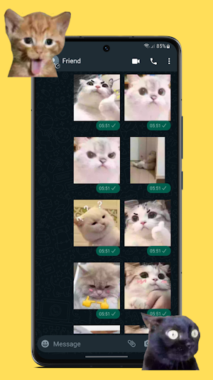Stickers Cat Screenshot 1