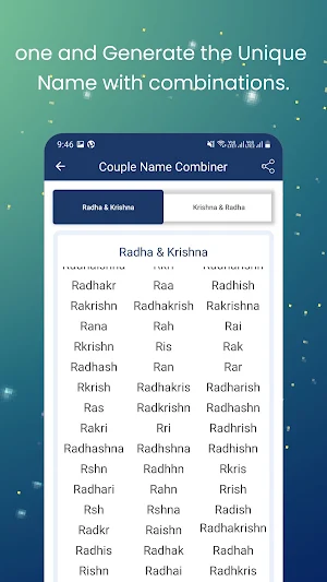 Couple Name Mixer- Baby Name Maker Screenshot 3