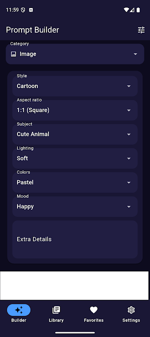AI Prompt Generator Pro Screenshot 0