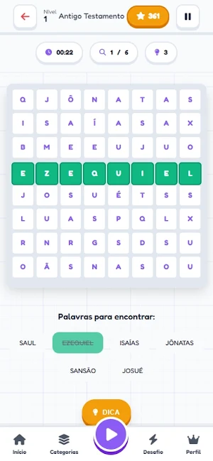 Caça-palavras Bíblico Screenshot 2